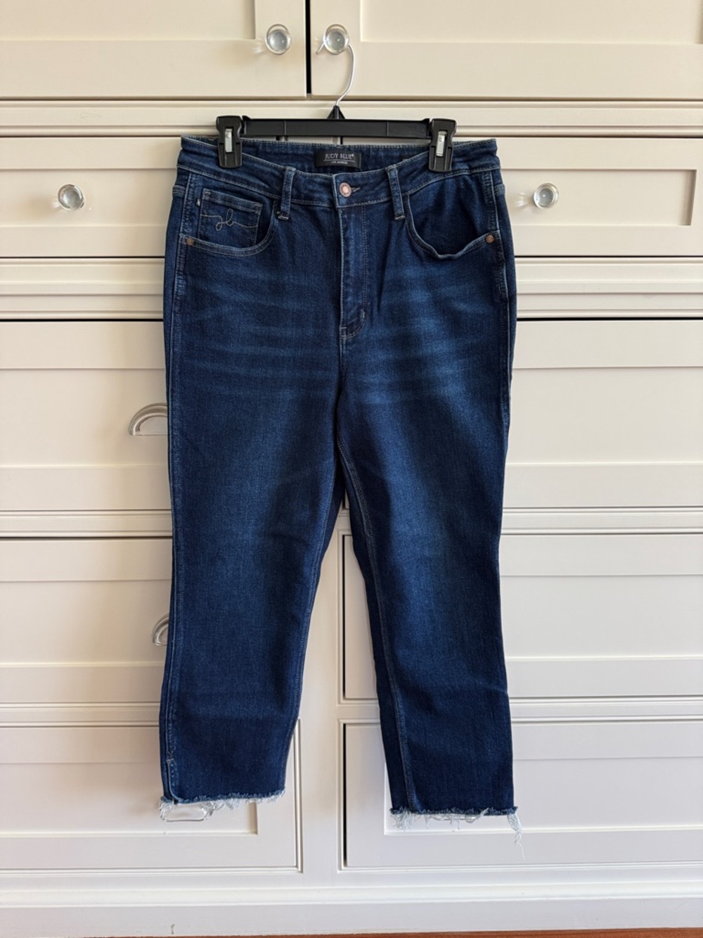 Judy Blue Cropped Straight Jeans